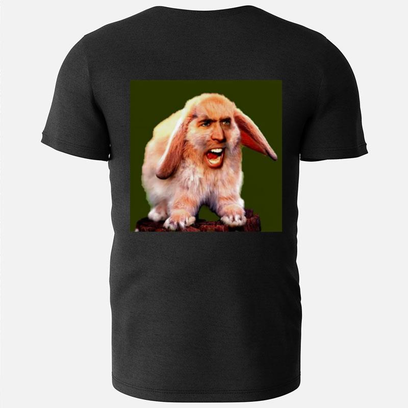 Nicolas Cage Bunny Meme T-Shirts