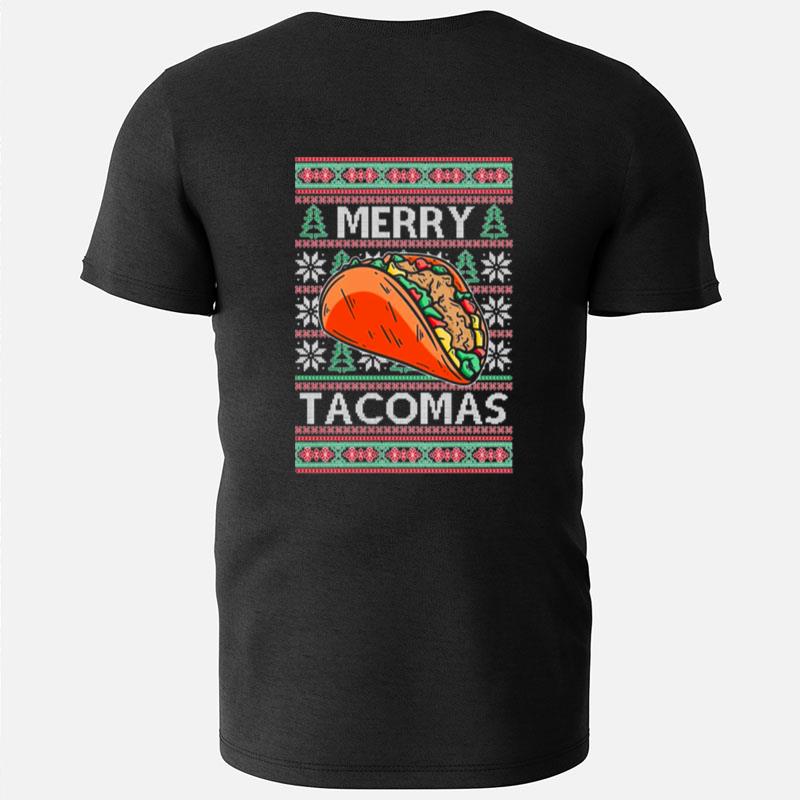 Oncoast Merry Tacomas Ugly Christmas T-Shirts