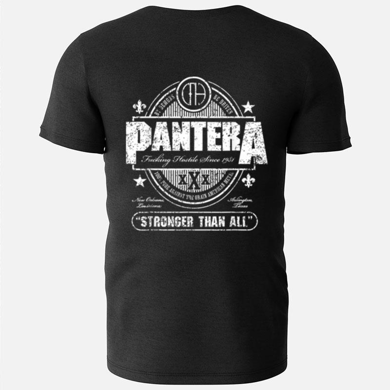 Pantera Official Stronger Than All Beer Mat T-Shirts