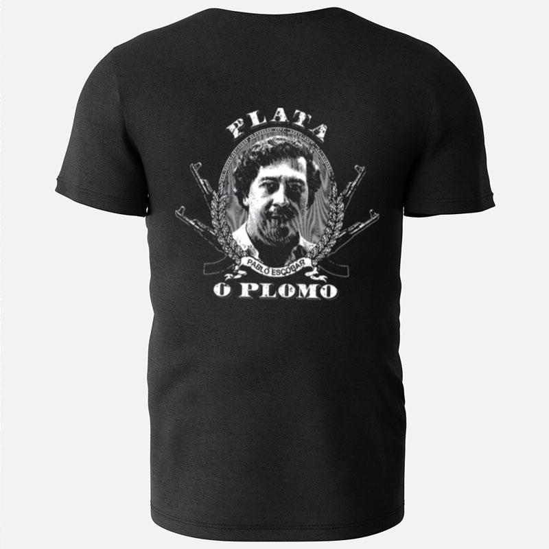 Plata Pablo Merchant Pablo Escobar Narcos T-Shirts