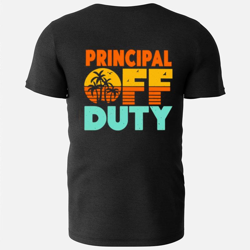 Principal Off Duty With Palm Tree T-Shirts