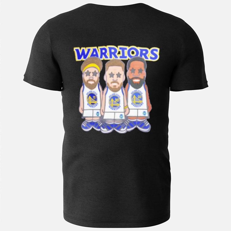 Pro Standard Steph Curry Klay Thompson And Draymond Green Golden State Warriors Multi Lineup T-Shirts