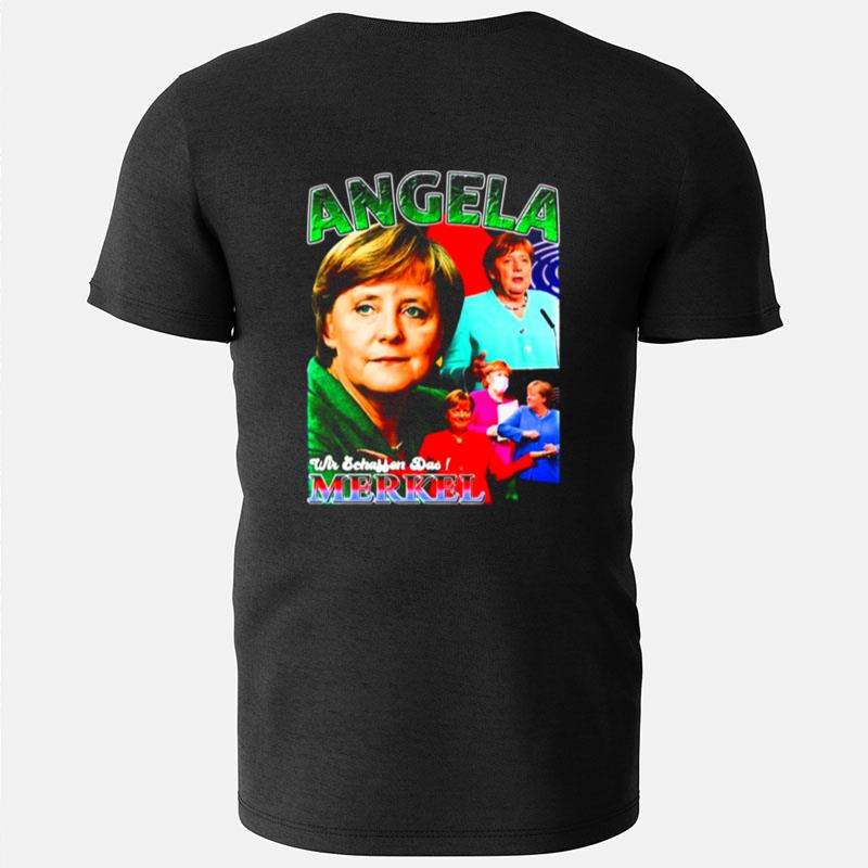 Retro Angela Merkel Deutchland Germany Ex Prime Minister T-Shirts