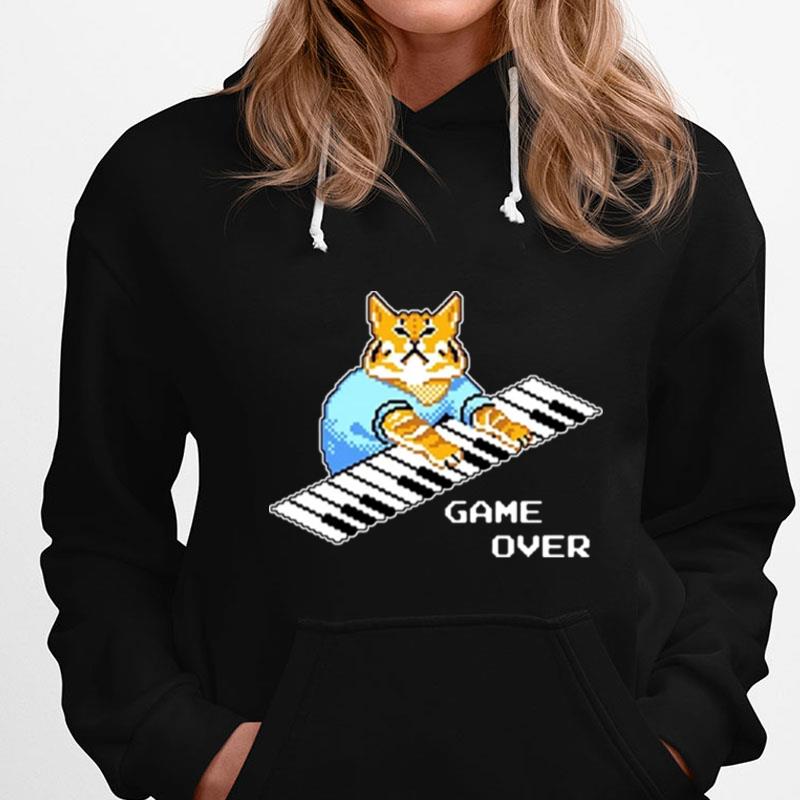 Roy It Crowd Game Over Cat Keyboard T-Shirts