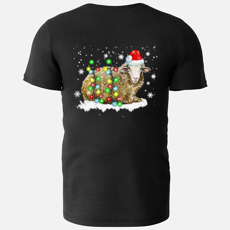 Sheep Wearing Santa Hat Christmas Mashup Limited Edition T-Shirts