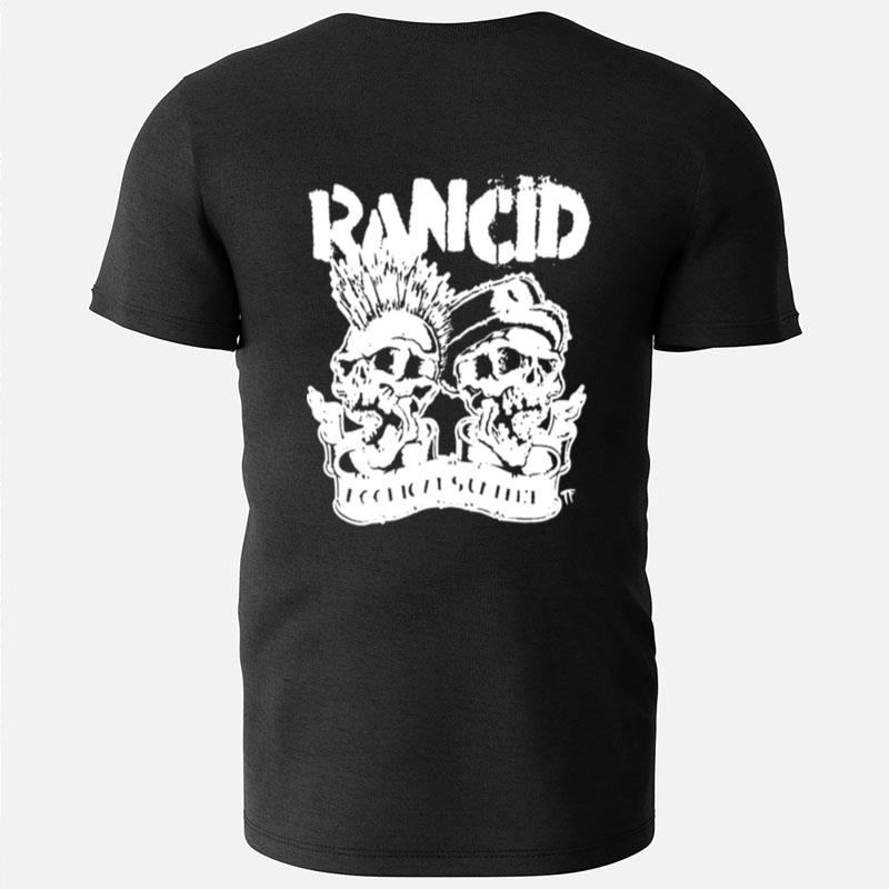 Skull White Art Rancid Band T-Shirts