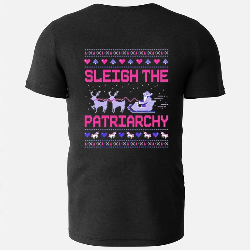 Sleigh The Patriarchy Christmas T-Shirts