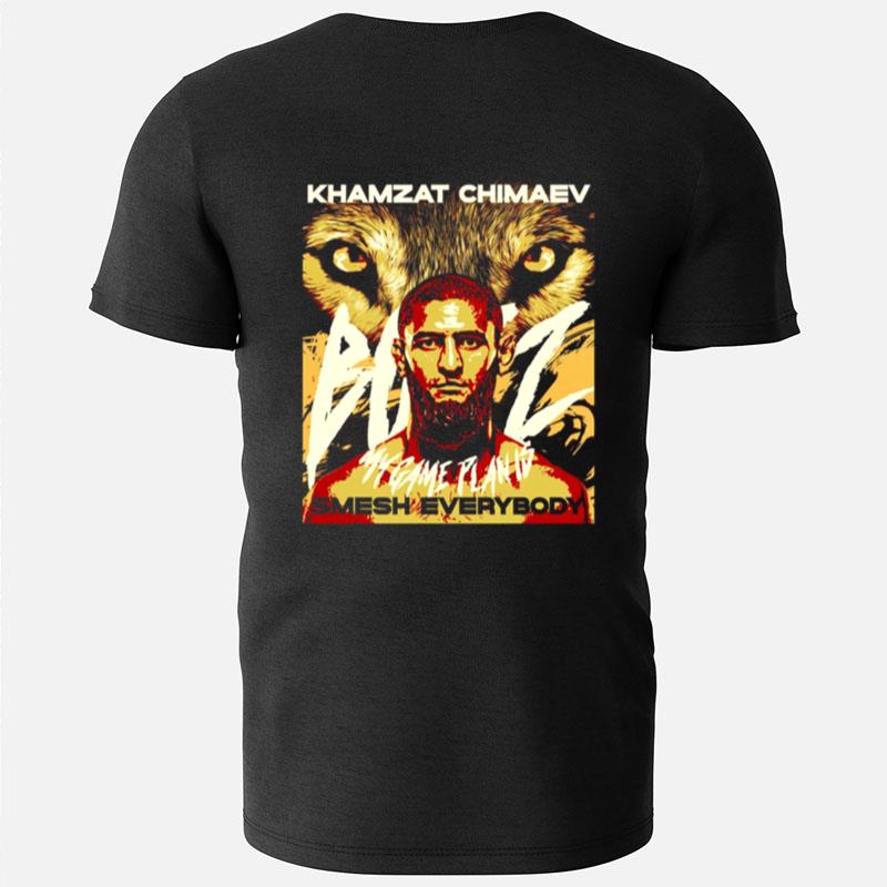 Smesh Everybody Gifts For Mma Fans Khamzat Chimaev T-Shirts