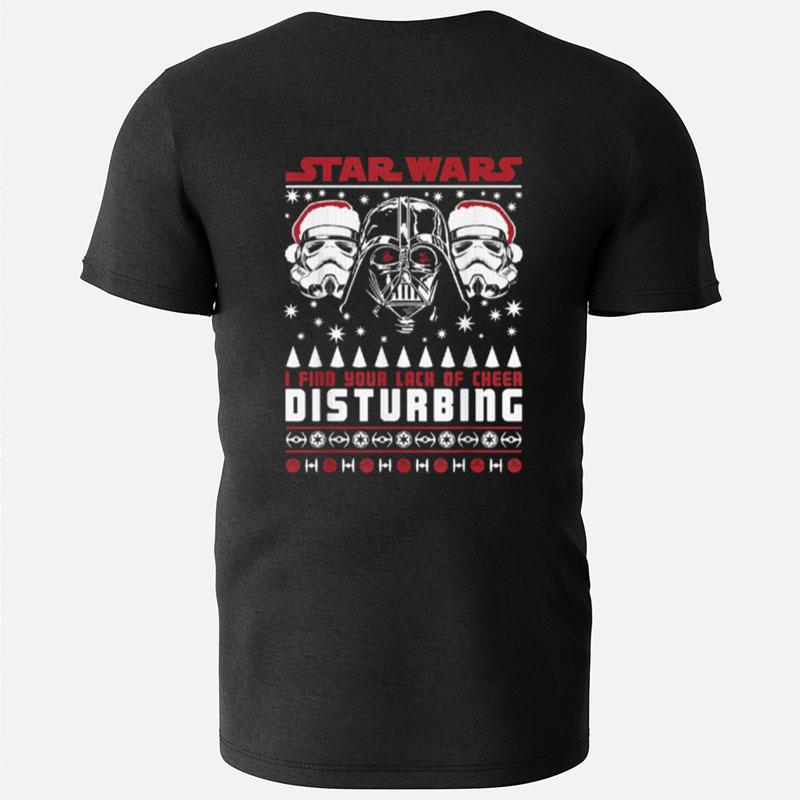Star Wars Sith Darth Vader I Find Your Lack Of Cheer Disturbing Ugly Christmas T-Shirts