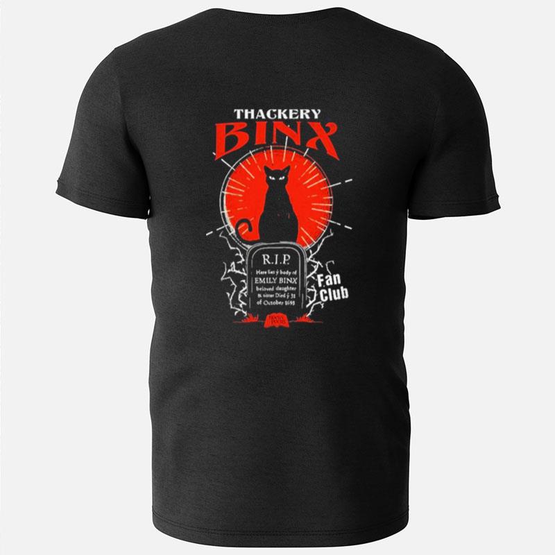 Thackery Binx Hocus Pocus Sanderson Sisters Cats Witches Halloween T-Shirts