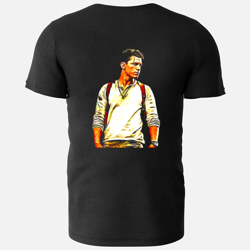 Tom Holland In Uncharted Movie Graphic T-Shirts