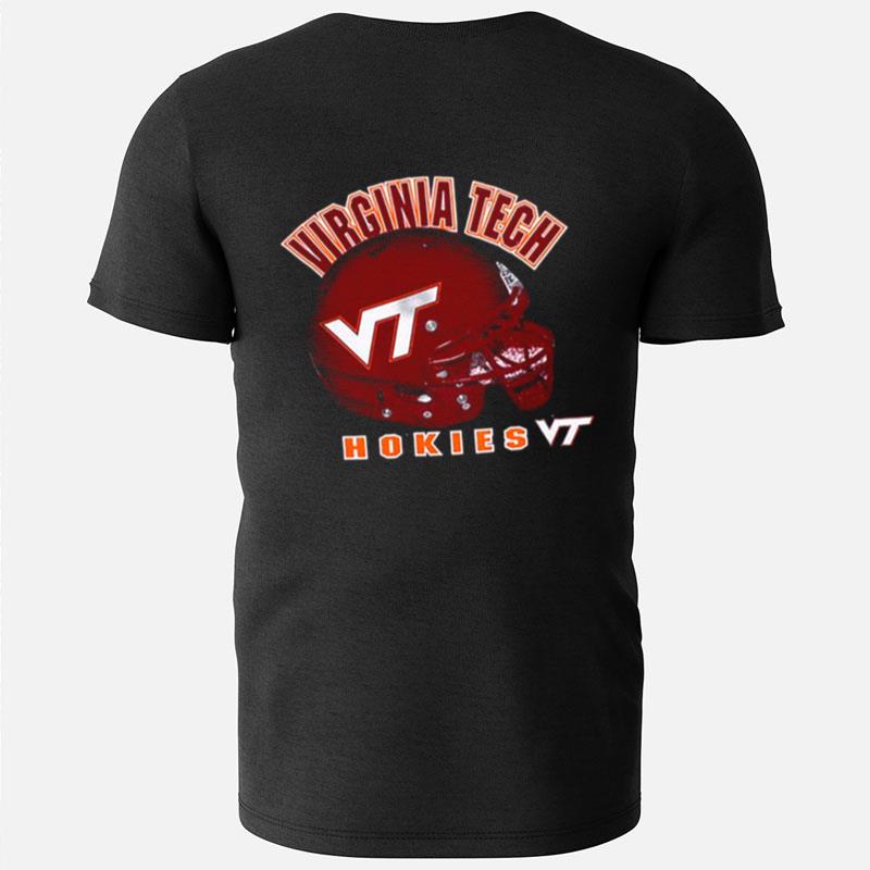 Virginia Tech Hokies Vintage 90S Starter Football Helmet T-Shirts
