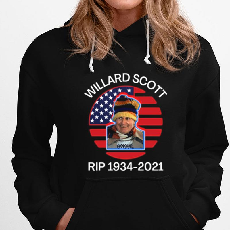 Willard Scott American Flag Portrait T-Shirts