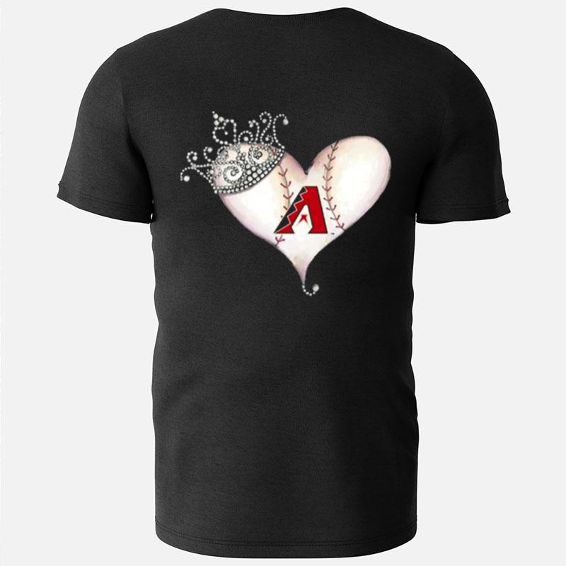 Arizona Diamondbacks Tiara Heart T-Shirts