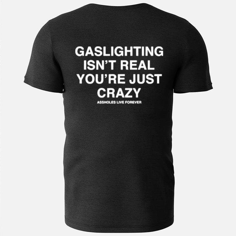 Assholesliveforever Gaslighting Isn't Real T-Shirts