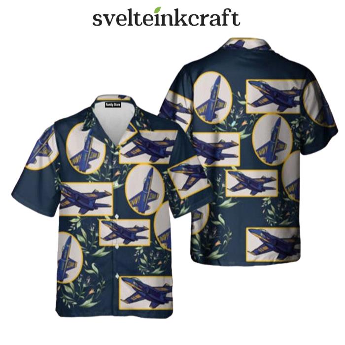 Blue Angels US Navy Hawaiian Shirt