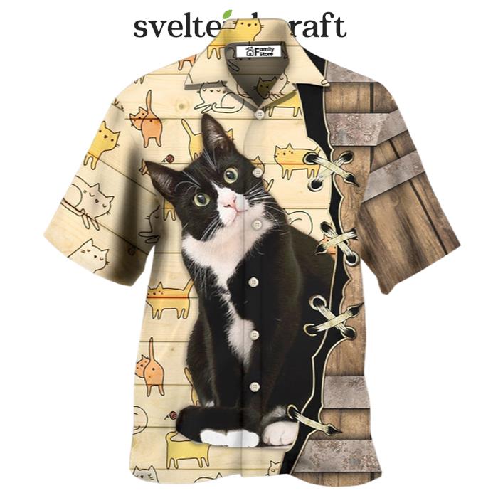 Cat Angels Without Wings Hawaiian Shirt