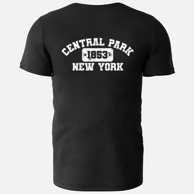 Central Park Nyc Athletic Style Distressed Vintage T-Shirts