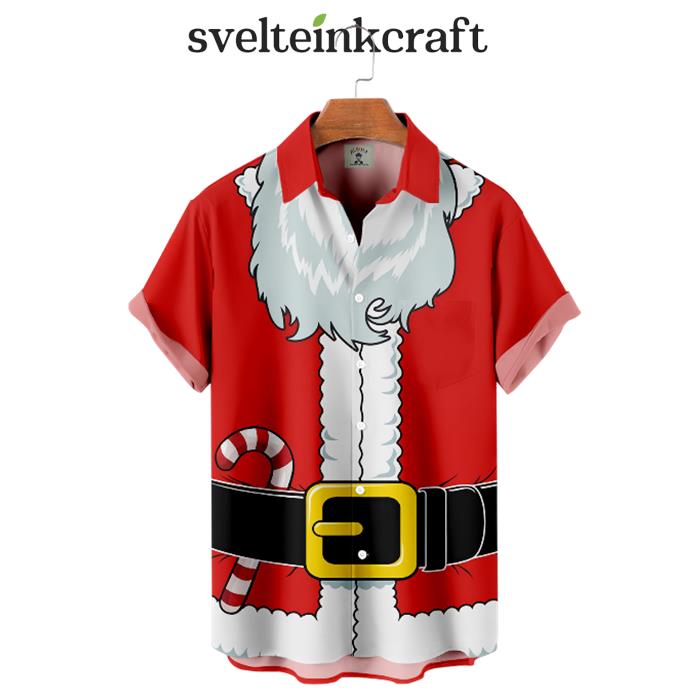 Christmas Fun Santa Claus Clothes Hawaiian Shirt