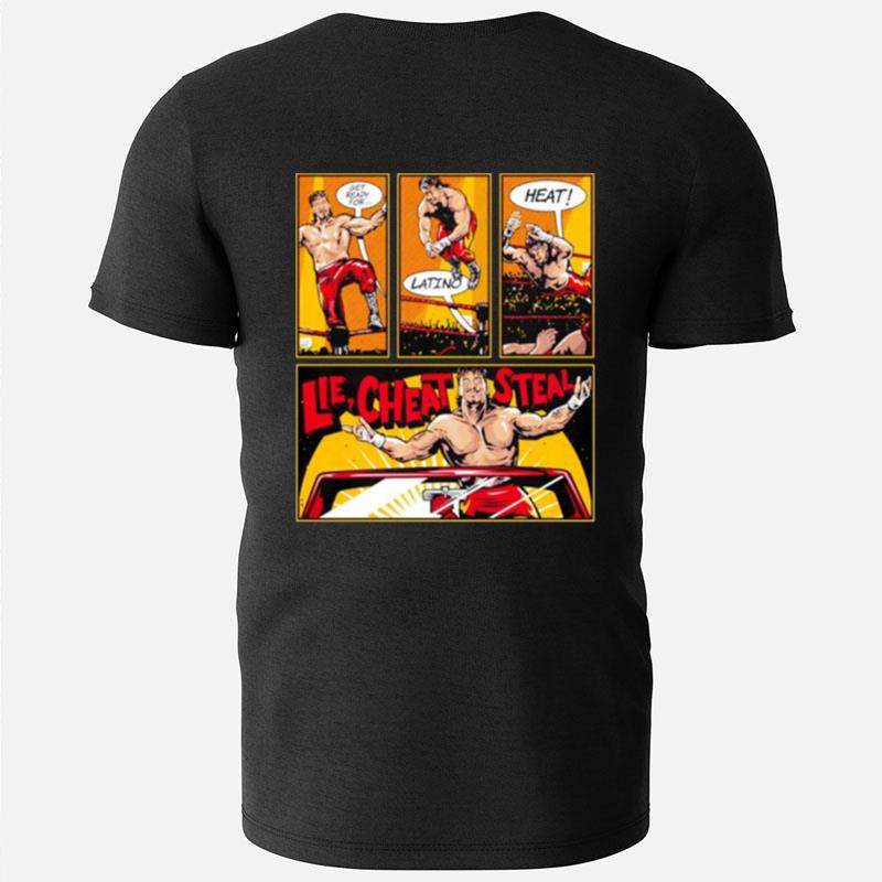 Eddie Guerrero Comic Lie Cheat Steal T-Shirts