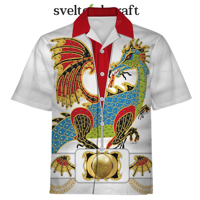 Elvis Presley The Dragon Outfit Hawaiian Shirt