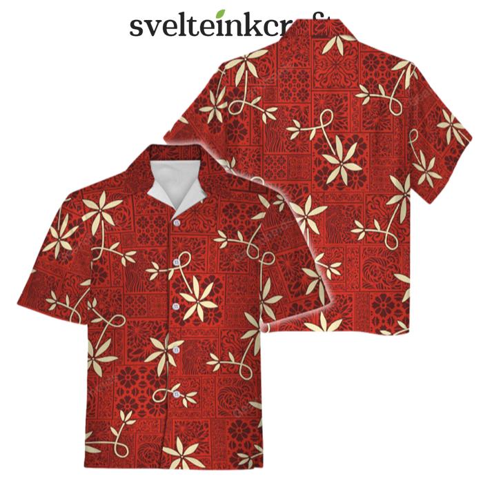 Elvis Red Hawaiian Shirt