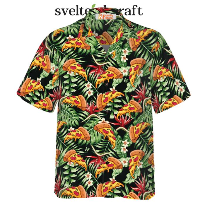Funky Tropical Pizza Hawaiian Shirt