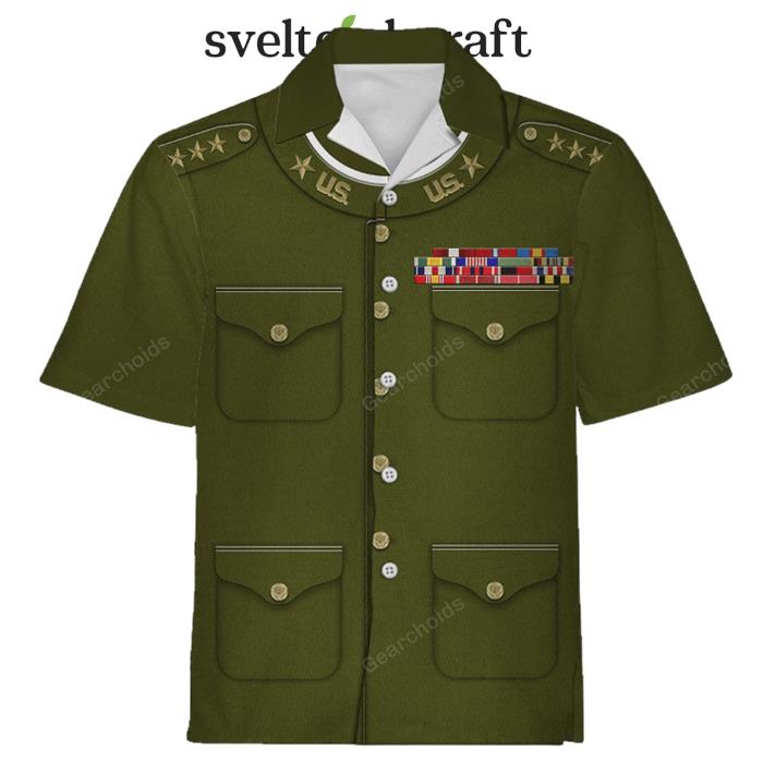 General Peyton C. March Costume Hawaiian Shirt