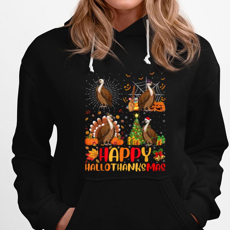 Halloween Thanksgiving Christmas Vulture Bird Hallothanksmas T-Shirts