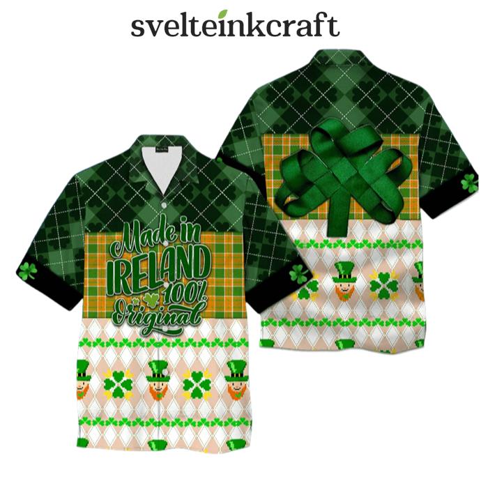 Happy Saint Patrick's Day Irish Hawaiian Shirt