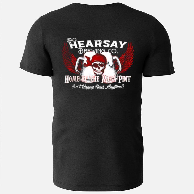 Hearsay Brewing Co Mega Pint Johnny Depp Gift For Fan T-Shirts