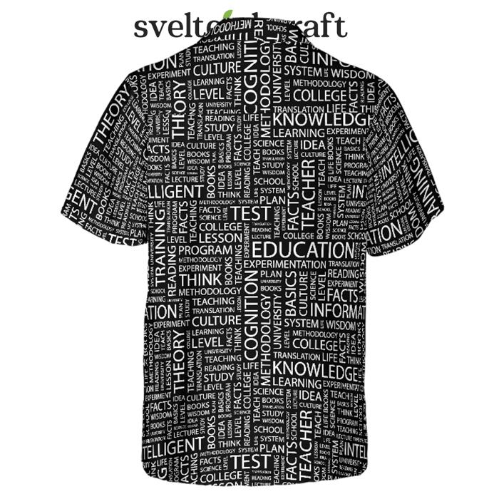 I Work In Educational Field Teacher Hawaiian Shirt