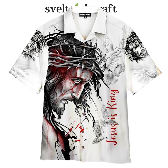 Jesus Is King Hawaiian Shirt