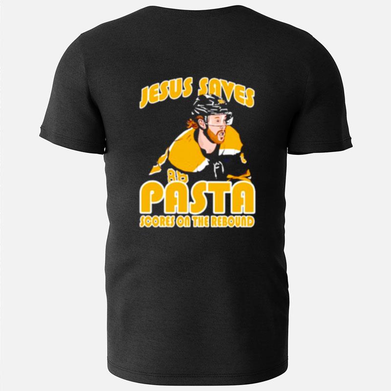 Jesus Saves Pasta Scores On The Rebound T-Shirts