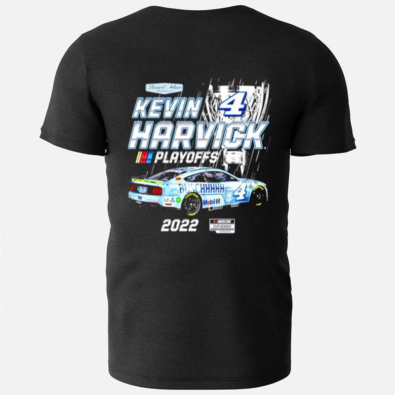 Kevin Harvick Stewart Haas Racing Team Collection Black Nascar Cup Series Playoffs T-Shirts