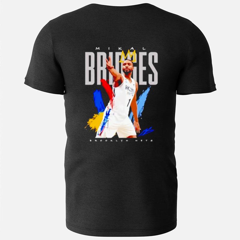 King Mikal Bridges Brooklyn Nets Shot T-Shirts