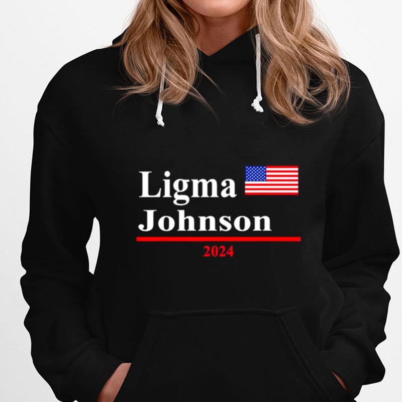 Ligma Johnson 2024 Parody American Flag T-Shirts