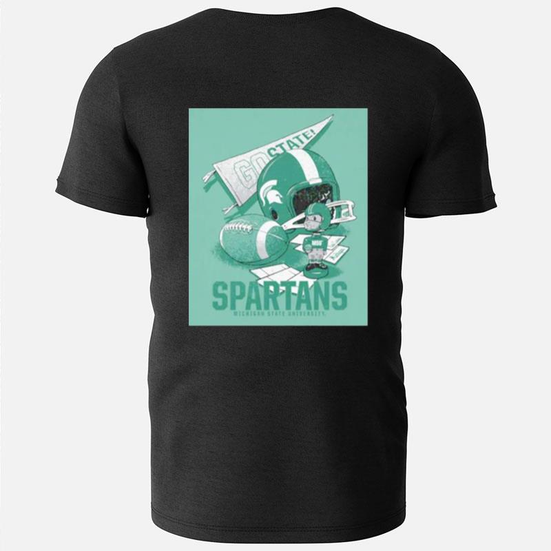 Michigan State Spartans Football Go State T-Shirts