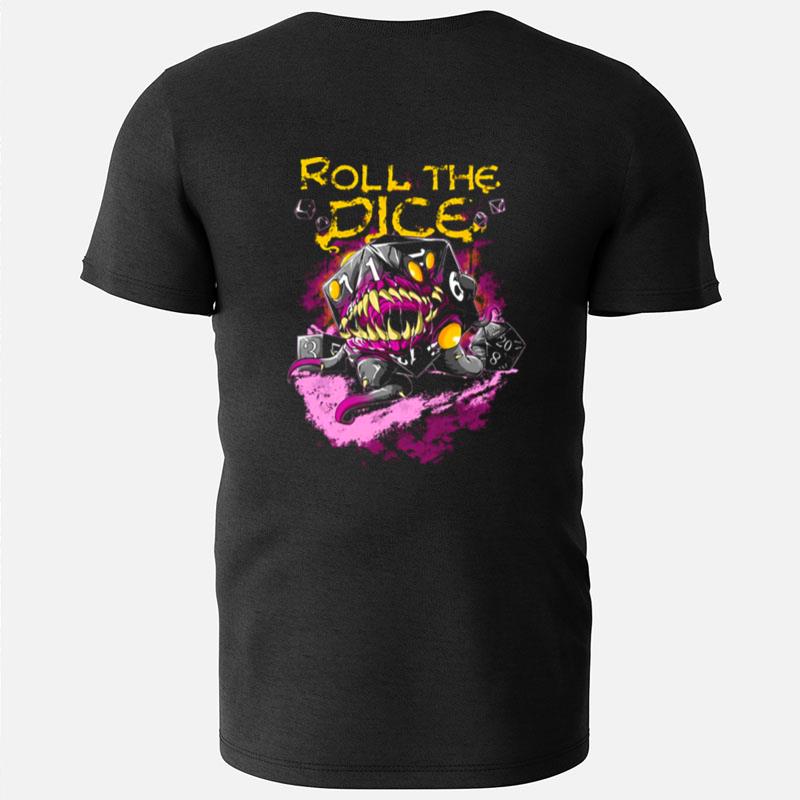 Monster D&D Rolling The Dice T-Shirts