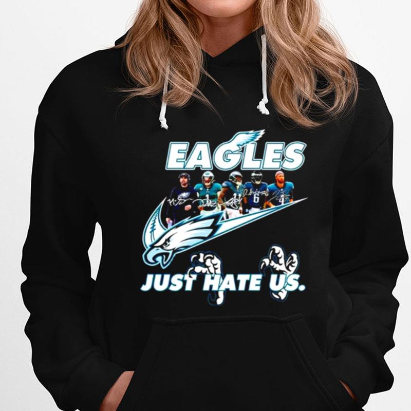 Philadelphia Eagles Nike Just Hate Us Team Signature T-Shirts