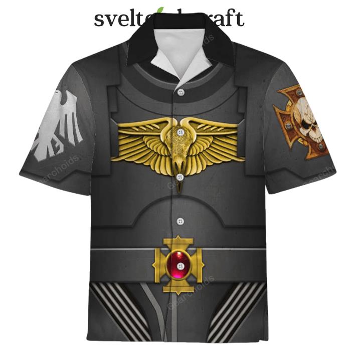 Raven Guard Indomitus Pattern Terminator Armor Hawaiian Shirt