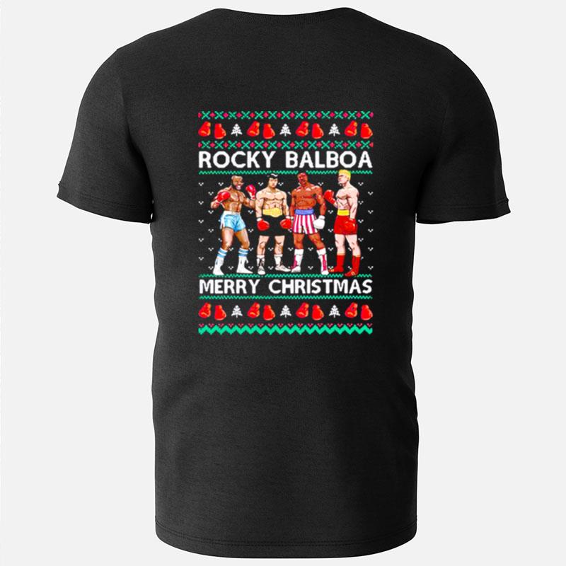 Rocky Balboa Merry Christmas Ugly Merry Christmas T-Shirts