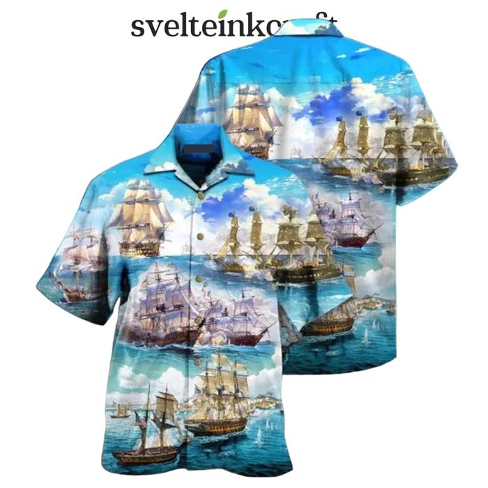 Sail Go To The Sea 3D Aloha Hawaiian Shirt