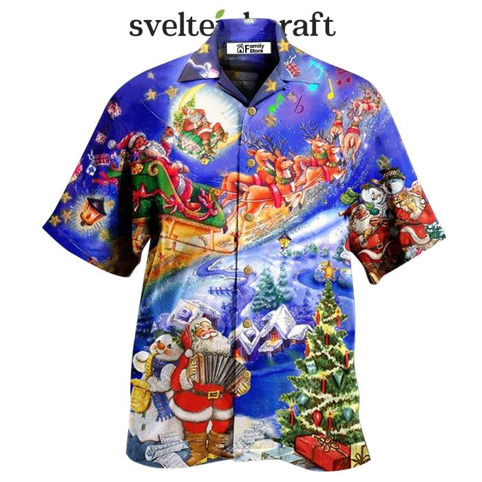 Santa Love Christmas Everytime Hawaiian Shirt