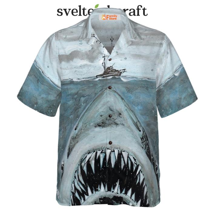 Shark Mouth 02 Hawaiian Shirt