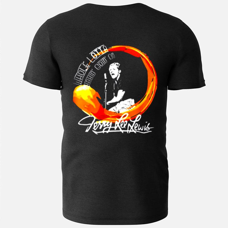 Signature Art The Killer Jerry Lee Lewis On The Show T-Shirts