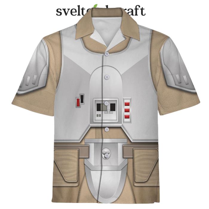 Star Wars Snowtroopers V1 Costume Hawaiian Shirt