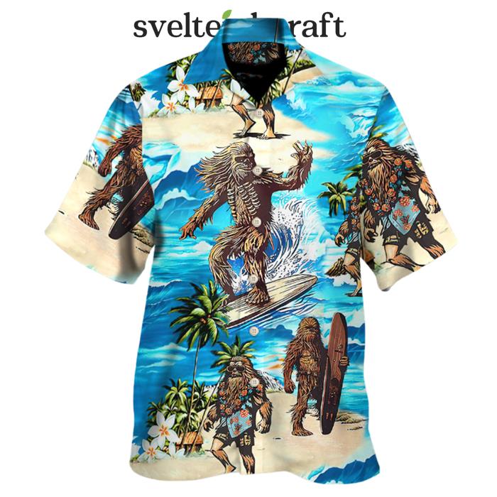Starwars Chewbacca SurfingKids Hawaiian Shirt