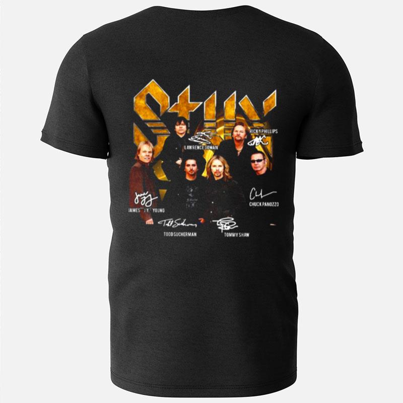 Styx Signature Rock Band Vintage T-Shirts