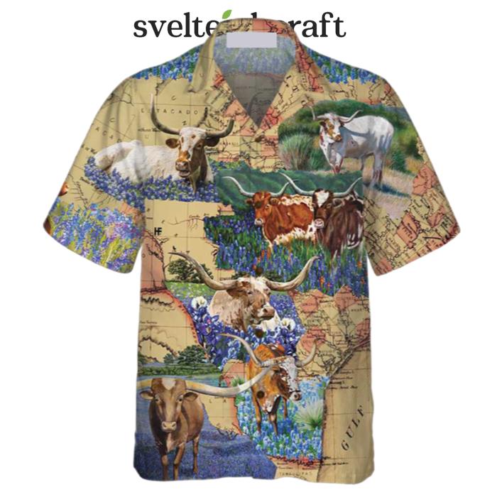 Texas Longhorn Unique Texas Gift For Texas Lovers Hawaiian Shirt